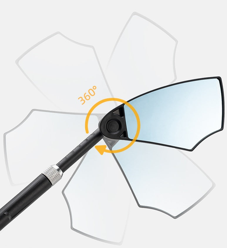 Lankeleisi-bikes HD anti-glare rearview mirror showing a clear, wide-angle view suitable for bike or vehicle use.