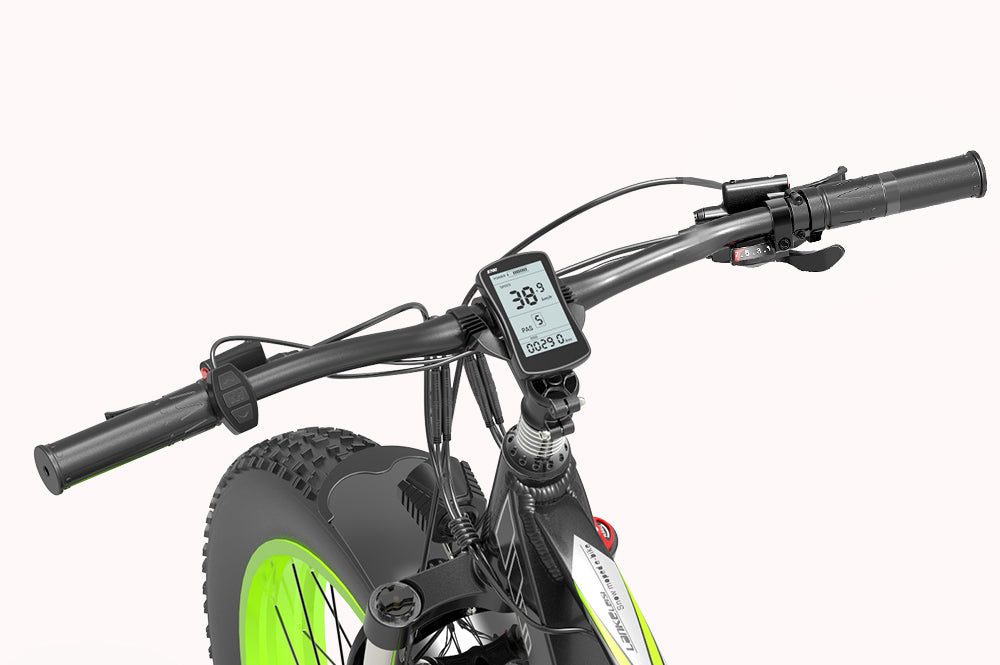 Lankeleisi Bikes handlebar for bicycle headstock, featuring a sleek metal design with grip areas and mounting points.