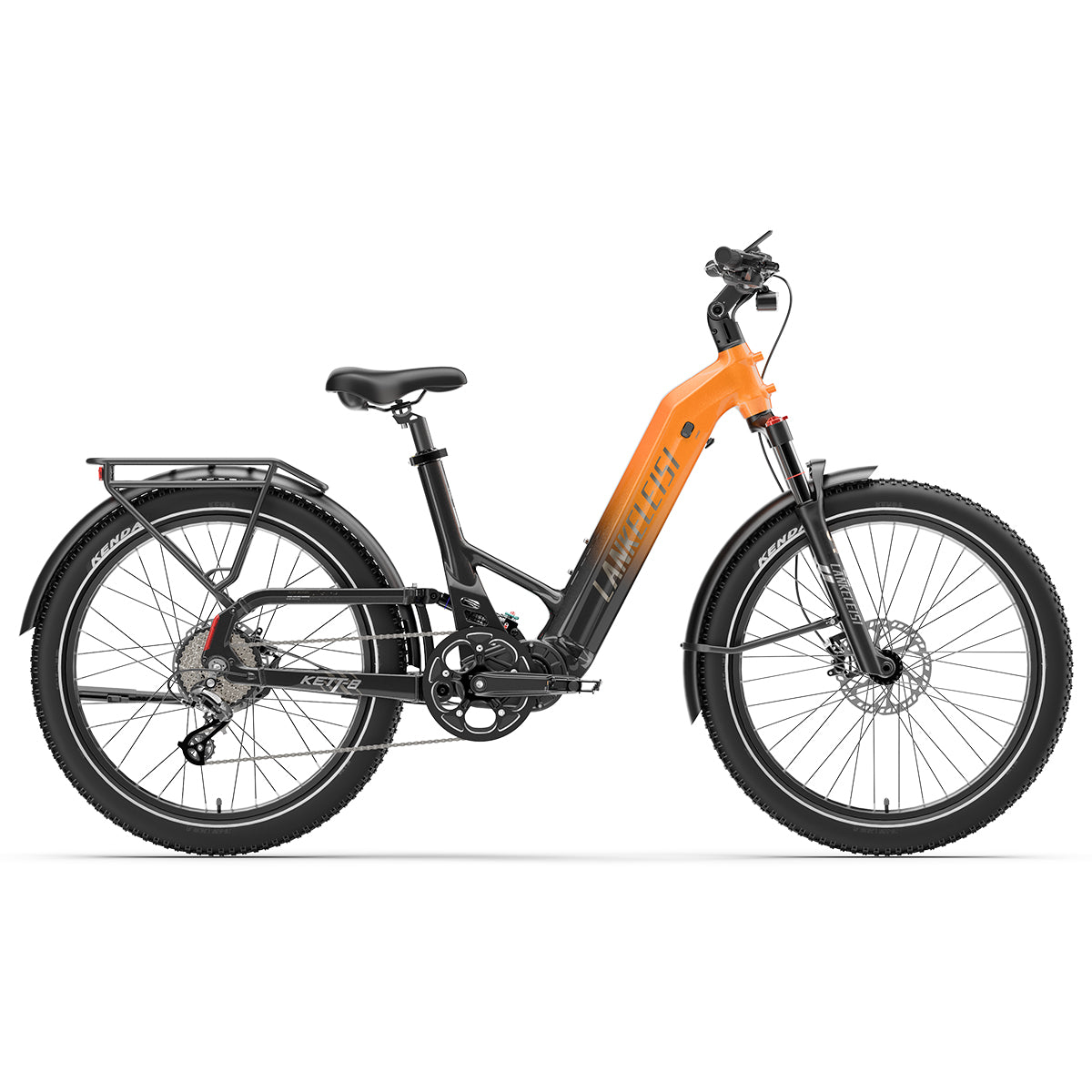 Lankeleisi KETT-8 urban electric bike with bundle, featuring sleek frame, battery, and handlebar controls for city commuting.