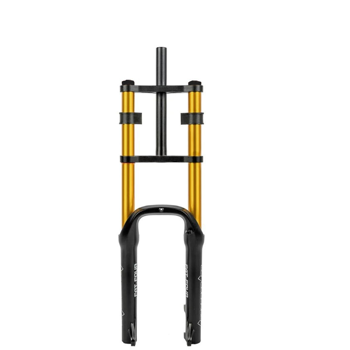Lankeleisi electric bike front fork shock absorber, showcasing the suspension component with mounting hardware and sleek design.