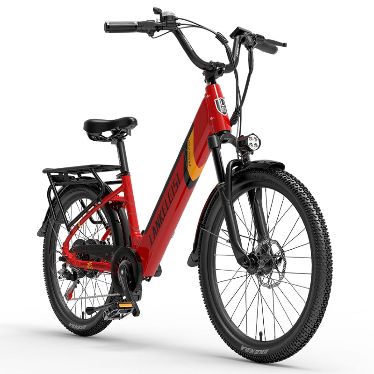 LANKELEISI ES500PRO electric city bike with sleek frame, ergonomic handlebars, and modern design for urban commuting.